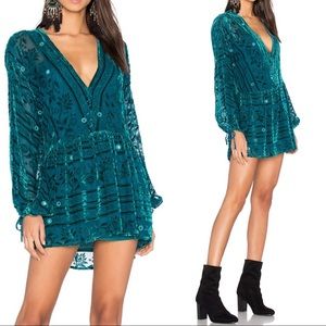FOR LOVE & LEMONS Emerald J'adore Dress